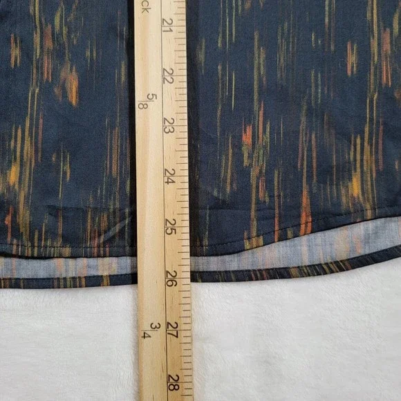 GOOD MAN BRAND Long Sleeve Button Up Shirt Size Small Black / Orange Top NWOT - Picture 16 of 16